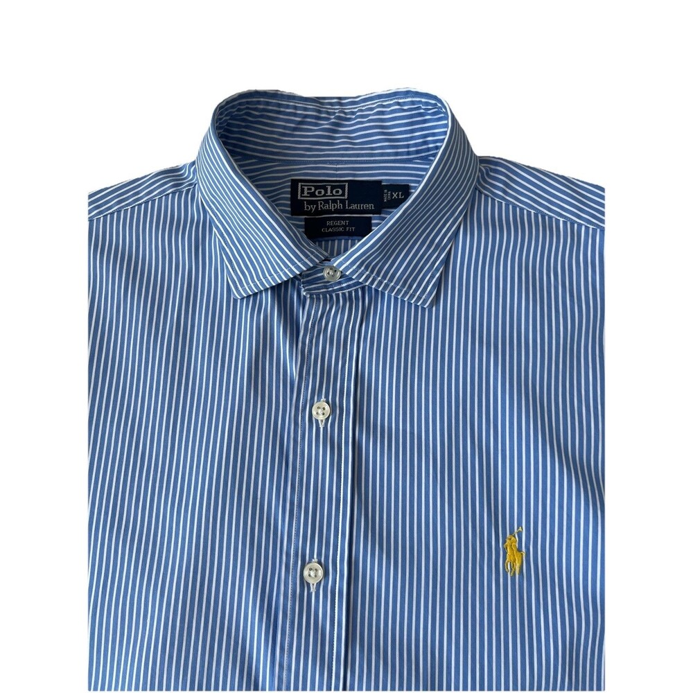 Polo Ralph Lauren Men’s XL Cotton Button Down Shirt Blue
